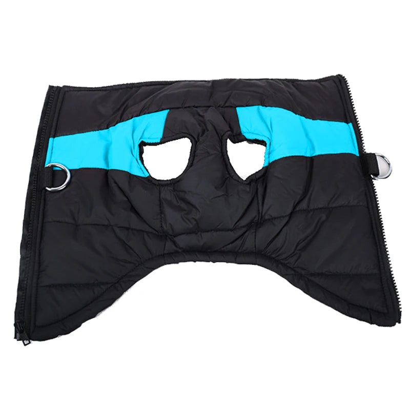 Waterproof Dog Coat With Harness Hatch