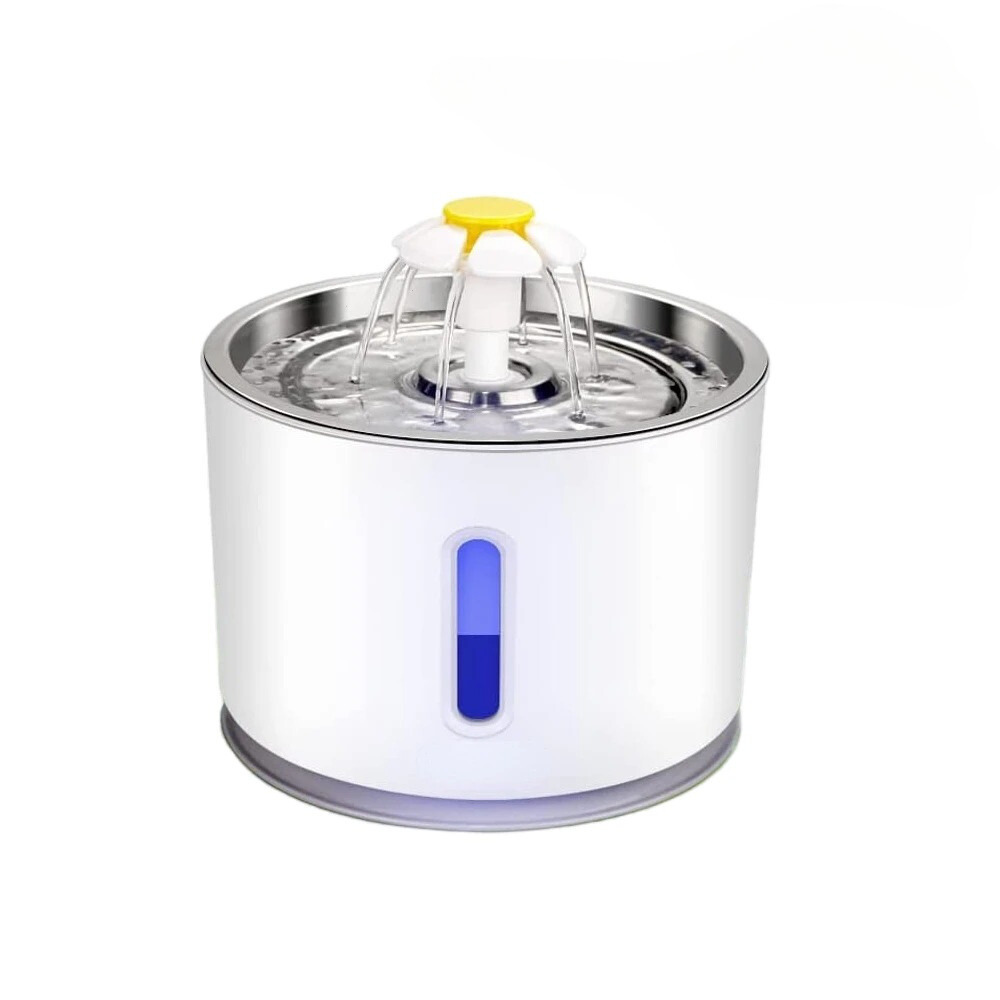 2.4L Stainless Steel Automatic Cat Water Fountain