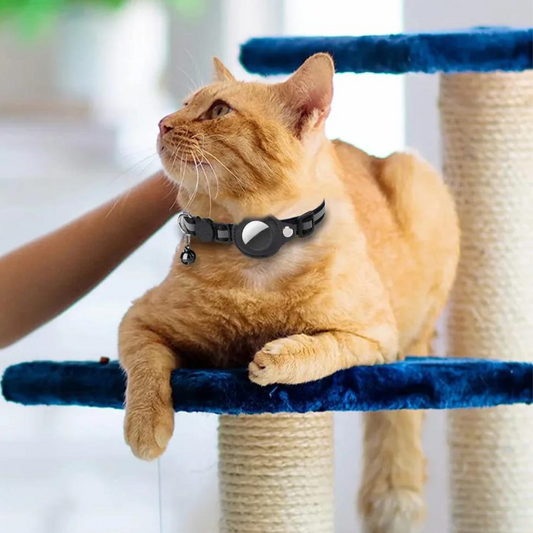 Reflective Cat Airtag Holder Collar